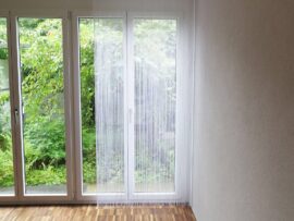 Fadenvorhang weiss günstig (Tür-Vorhang)