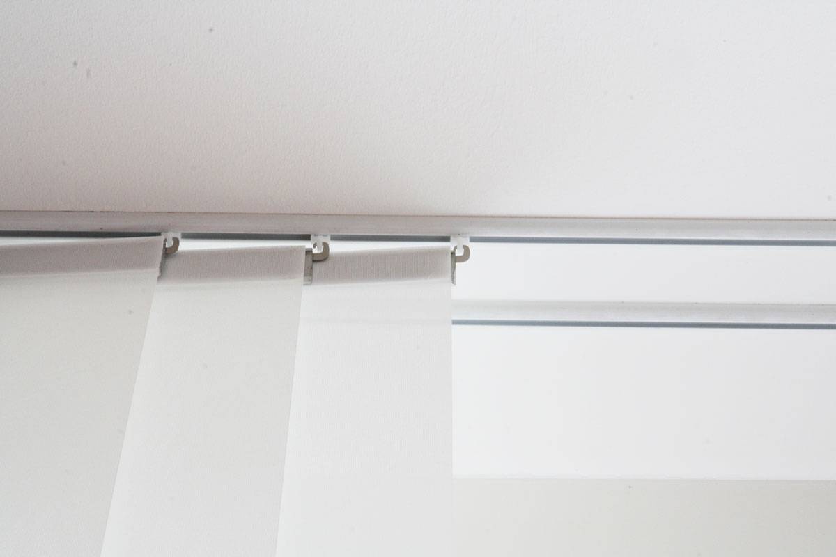 Flächenvorhang Halbtransparent [weiss 60cm 80cm 120cm