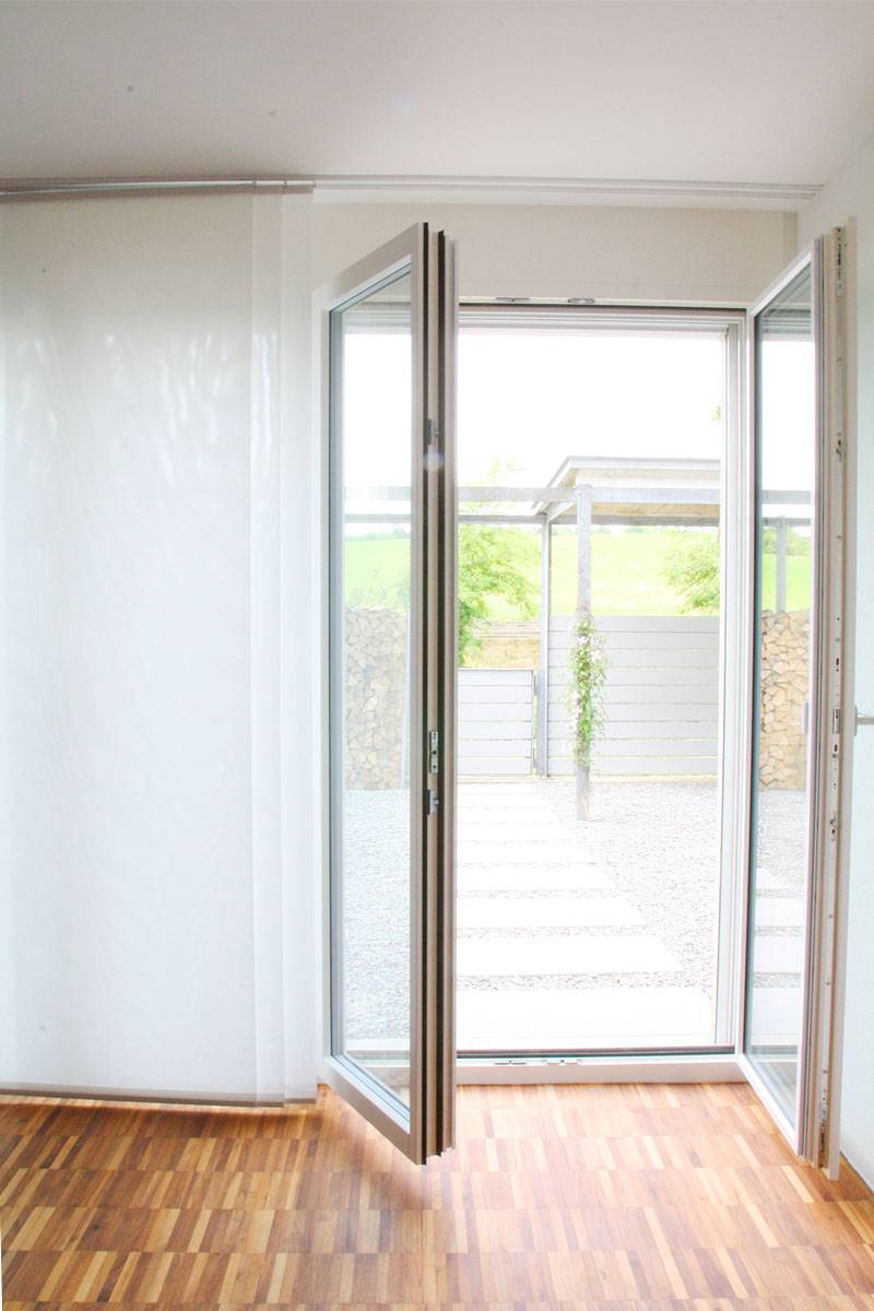 Flächenvorhang Halbtransparent [weiss 60cm 80cm 120cm