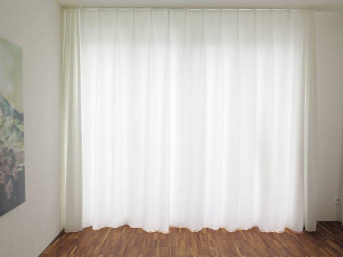 vorhang wei� blickdicht 3m