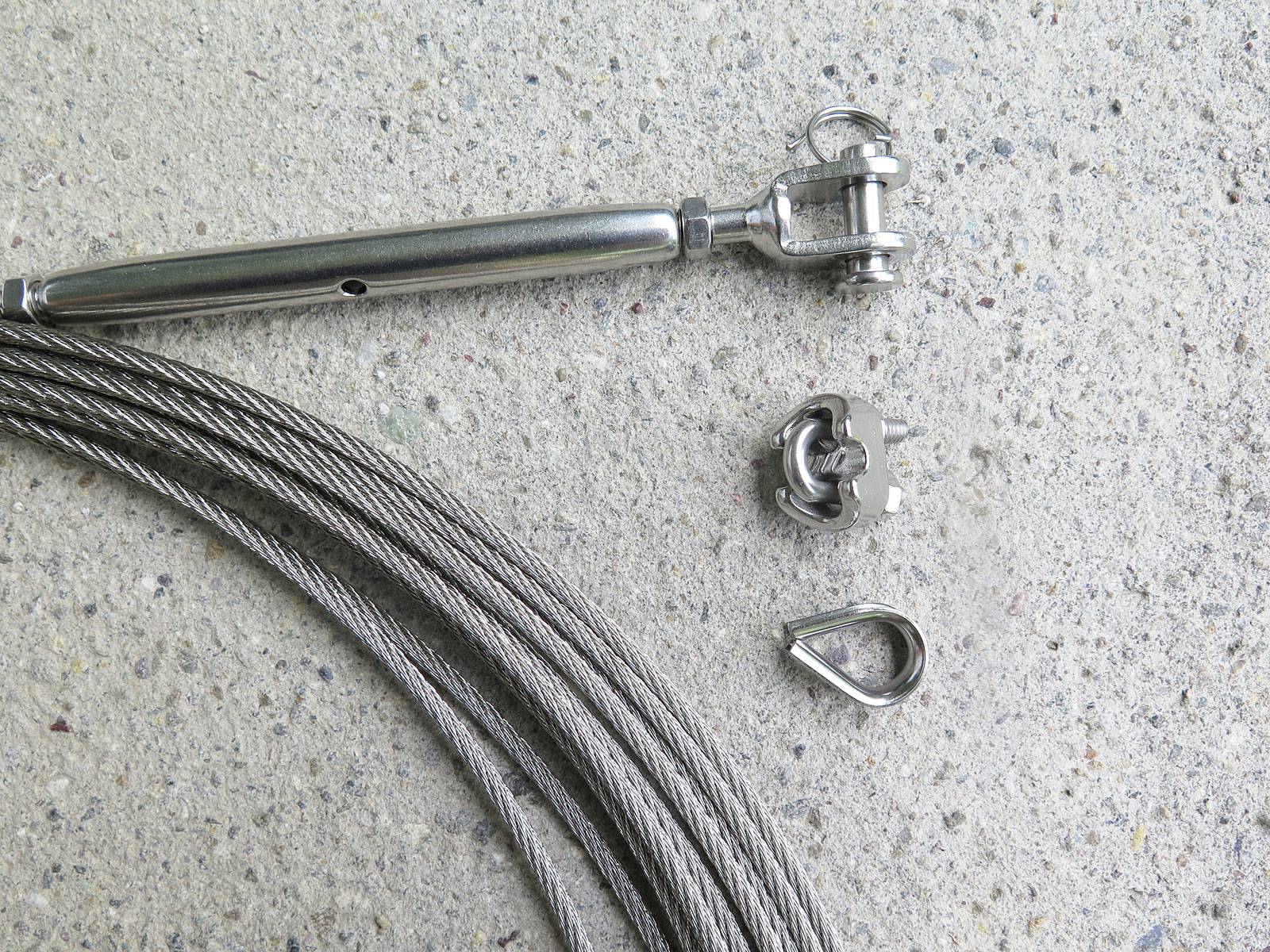 Aufhangesystem Fur Outdoor Vorhange Stahlseil Wantenspanner