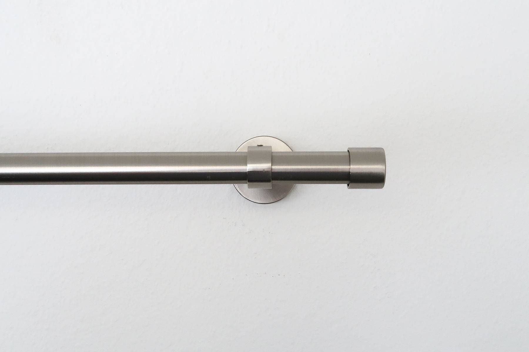 Vorhangschiene SÄNTIS einzeln für Wand- oder Deckenmontage [Edelstahl