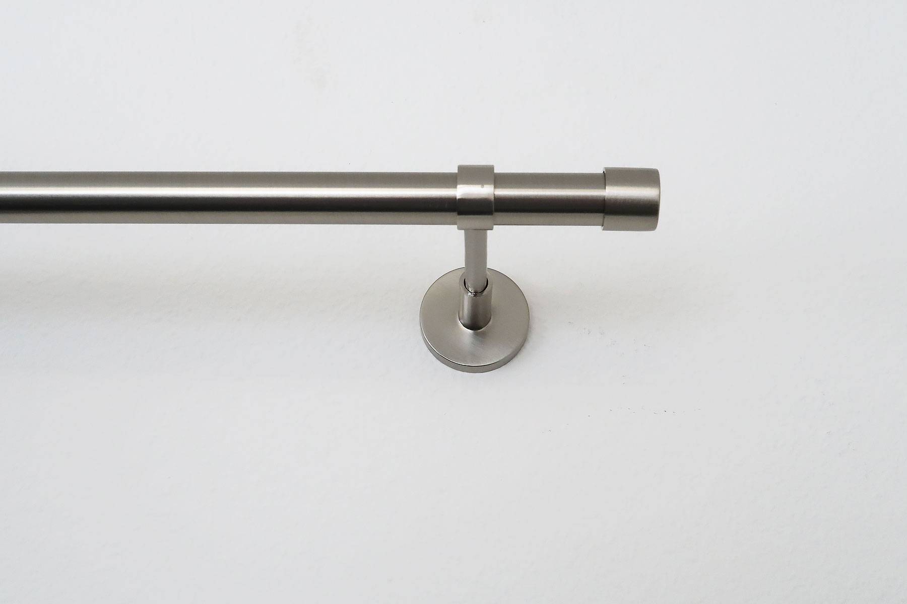 Vorhangschiene SÄNTIS einzeln für Wand- oder Deckenmontage [Edelstahl